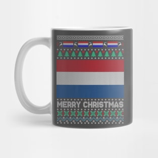 Holland Flag Ugly Christmas Xmas Patriot Mug